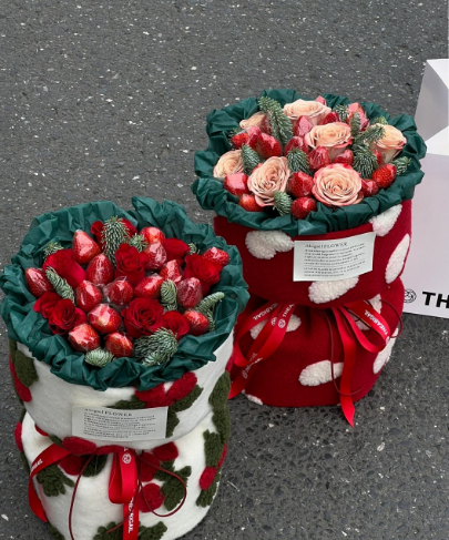 2022圣诞节想送女孩一束花送什么花好 圣诞创意花束推荐图片