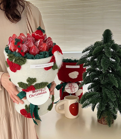 2022圣诞节想送女孩一束花送什么花好 圣诞创意花束推荐图片