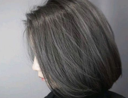 黑茶灰可以盖白发吗 新头发长出来就是白发适合染什么颜色