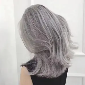 黑茶灰可以盖白发吗 新头发长出来就是白发适合染什么颜色