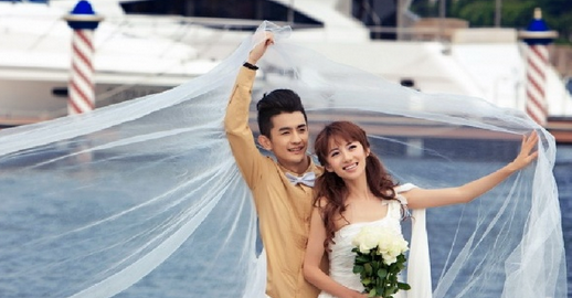 刘萌萌的老公是谁?刘萌萌康飞结婚照曝光 2