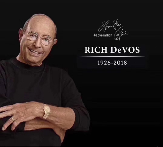 安利死的老总是谁(安利公司创办人理查·狄维士辞世)