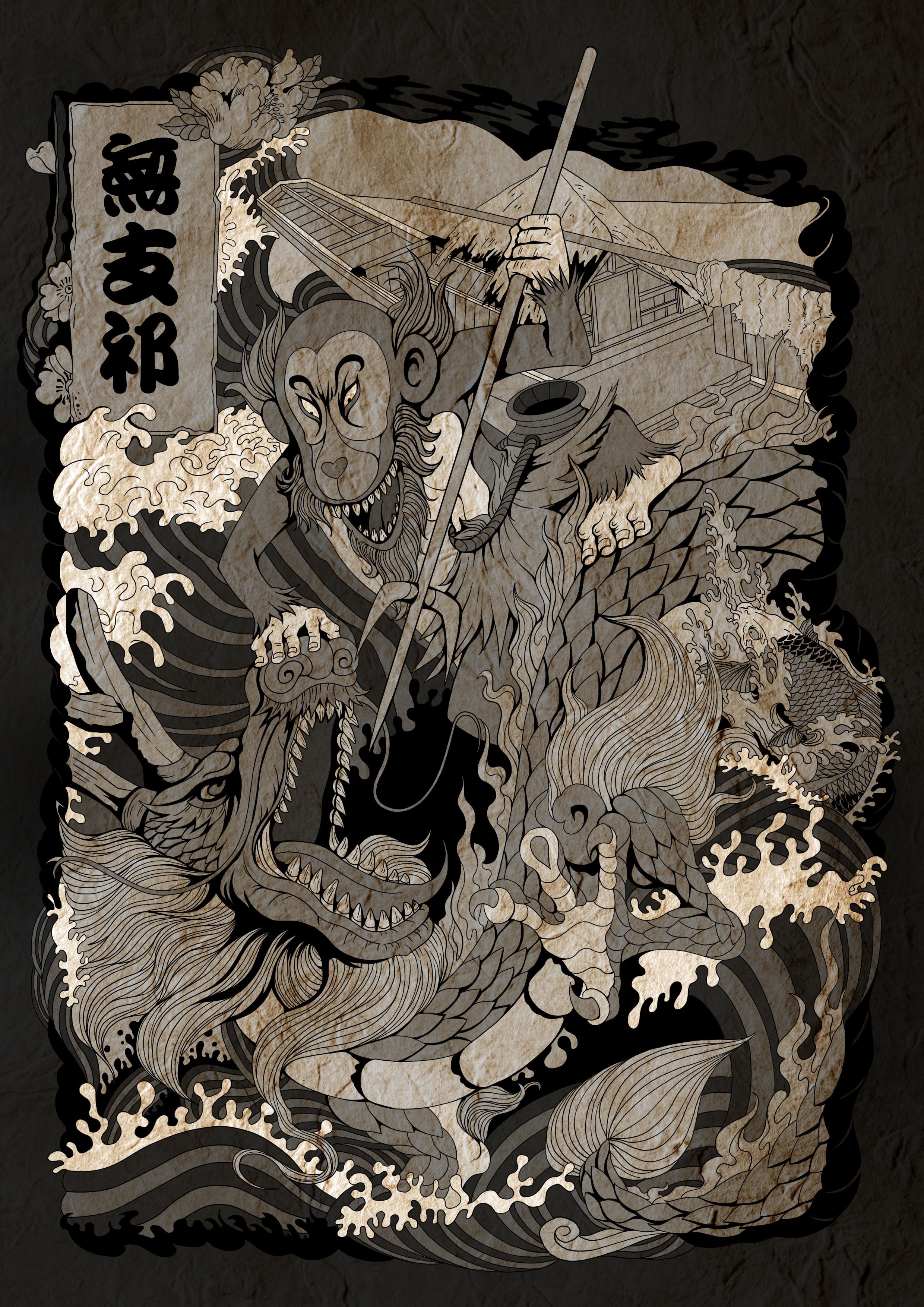 超天大圣擎天柱来历（四大灵猴资料简介）