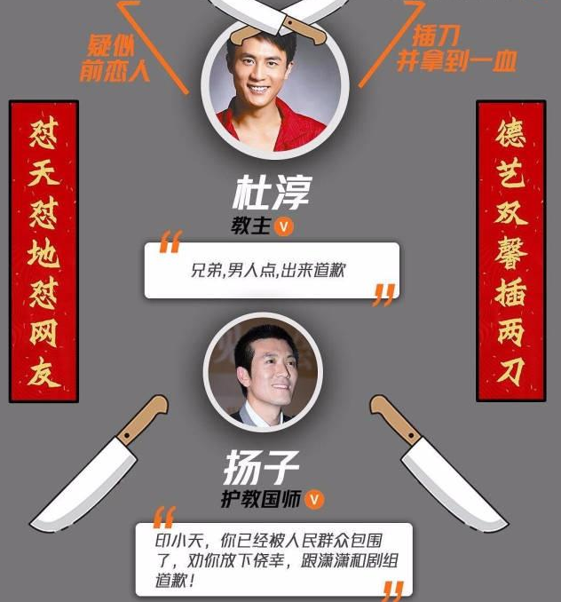 杜淳印小天怎么回事（李晨杜淳印小天插刀门事件全过程）