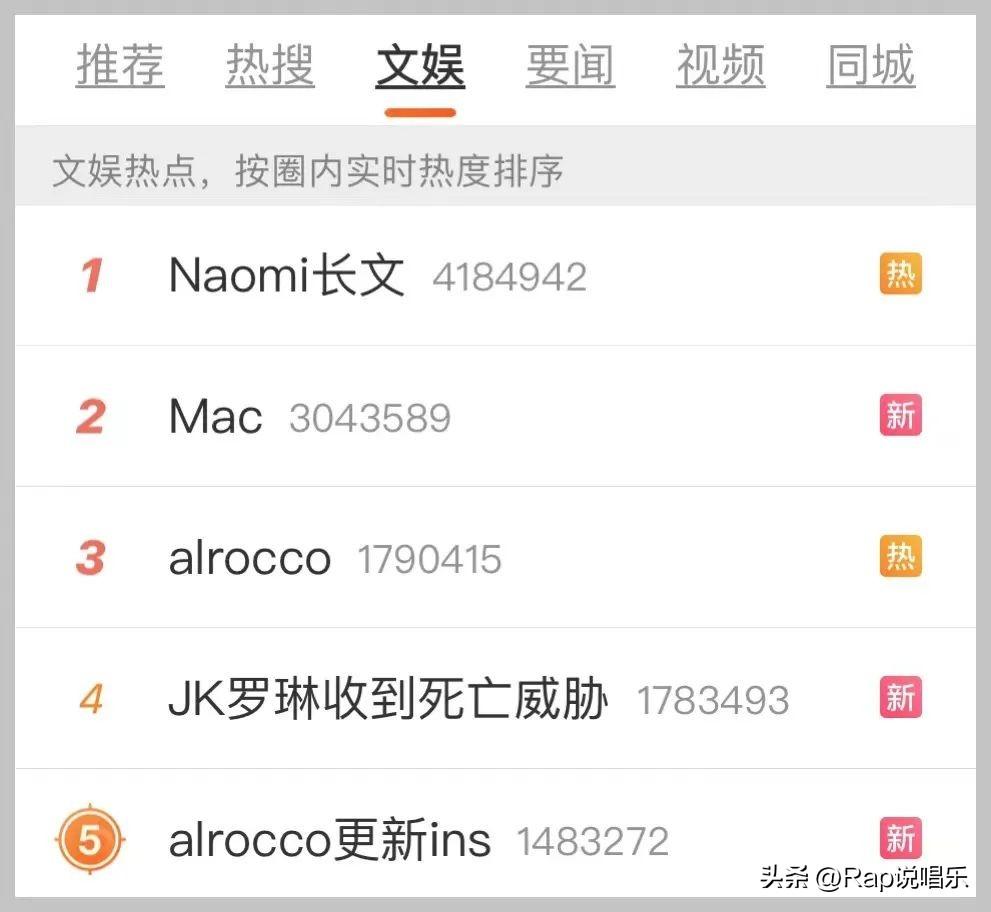 Al Rocco官宣恋情（中国嘻哈alrocco个人资料年龄）