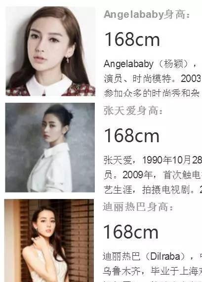 何炅的身高具体是多少（盘点明星们的尴尬身高事件）