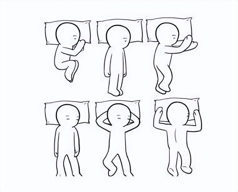 24睡姿图哪种最健康（最利身体健康的四种睡觉姿势）