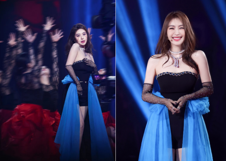 女明星上衣突然掉落（李菲儿跳舞抹胸衣意外滑落瞬间）