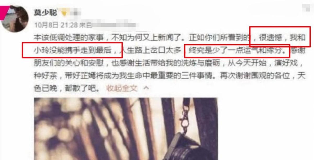 莫少聪为什么不娶洪欣（莫少聪与孙云玲离婚的原因）