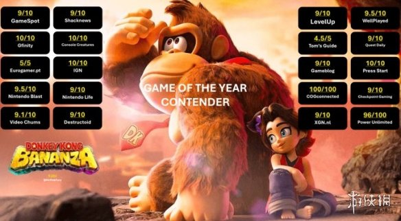 推主自制《咚奇刚 蕉力全开》媒体赞誉图:满屏高分! 推主自制《咚奇刚 蕉力全开》媒体赞誉图:满屏高分!